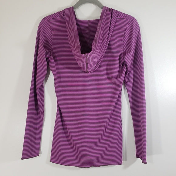 PRANA Perry striped hooded pullover active shirt - Picture 10 of 11